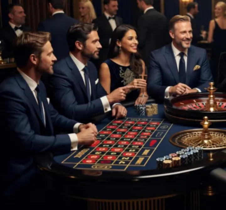 Ruletka eventowa i blackjack na event w luksusowej oprawie świetlnej